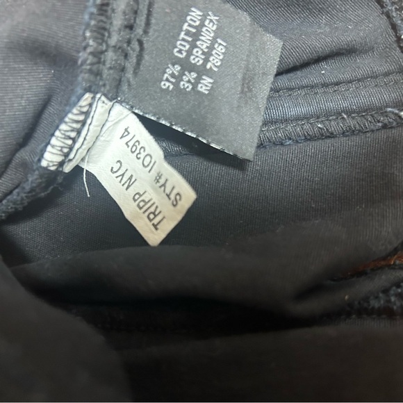 TRIPP NYC Womens Corset Size Large Black Lace Tie up Bustier Retro Gothcore - Picture 8 of 10